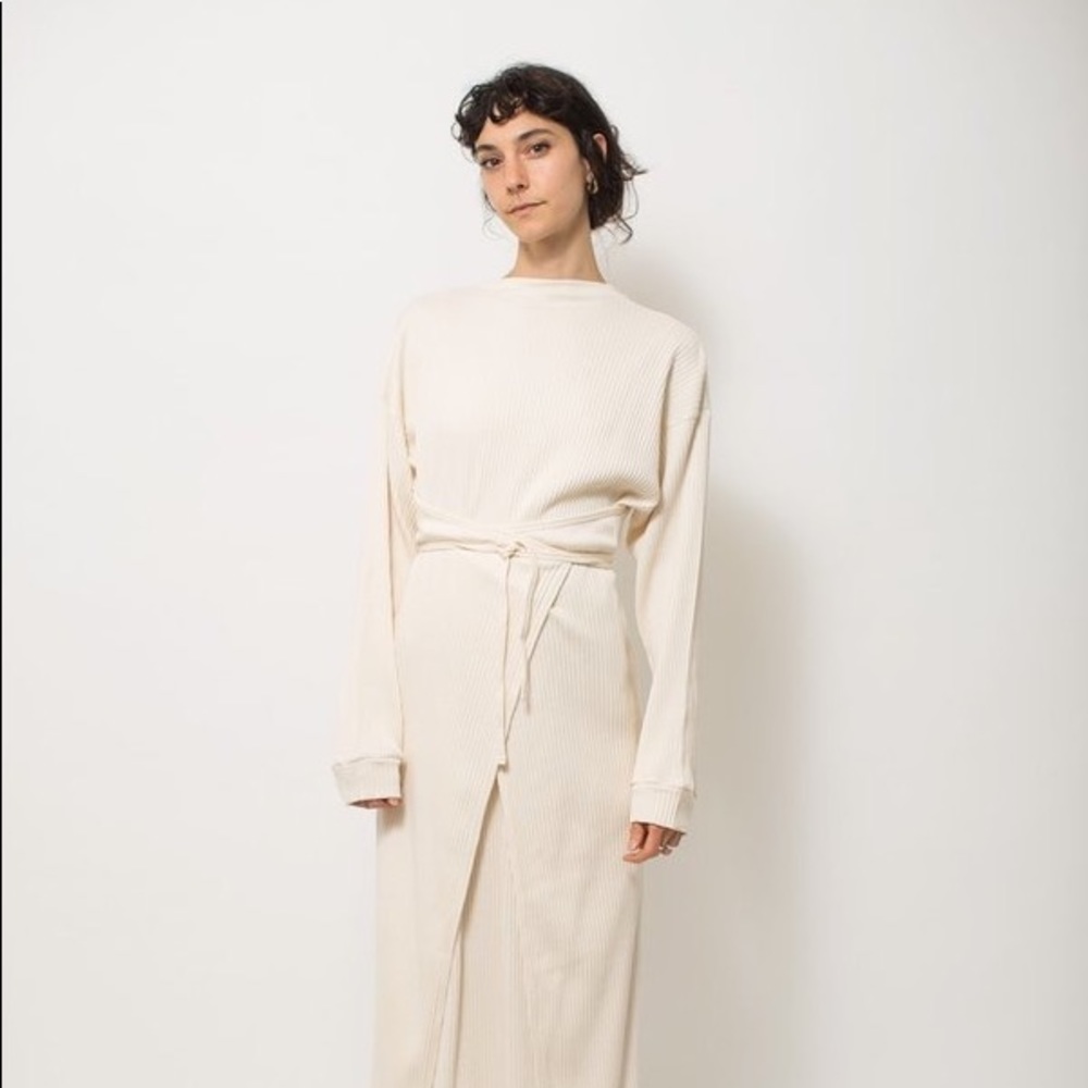 [Used twice] Baserange Shaw Long Sleeve Kaftan dress: Size XS